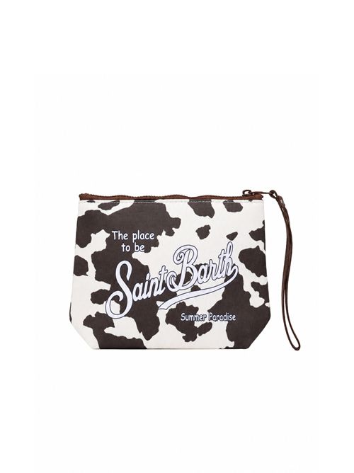Pochette Aline in scuba con fantasia cow west Mc2 Saint Barth | ALIN00100961L